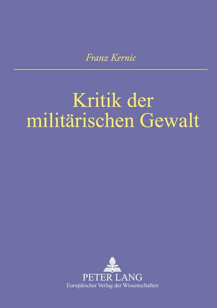Produktbild: Kritik der milit&auml;rischen Gewalt