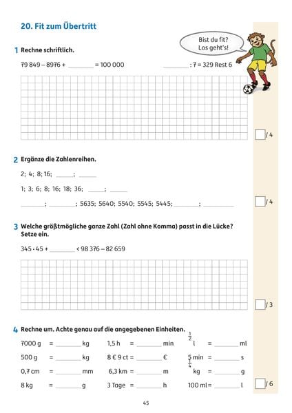 Produktbild: &Uuml;bungsheft mit Tests in Mathe 4. Klasse