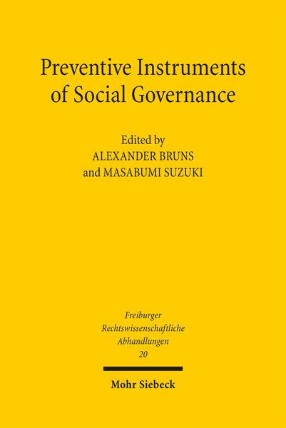 Produktbild: Preventive Instruments of Social Governance