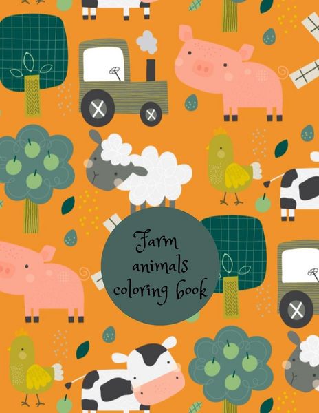 Produktbild: Farm animals coloring book