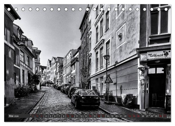 Produktbild: Ein Blick auf die Hansestadt Rostock (Tischkalender 2026 DIN A5 quer), CALVENDO Monatskalender
