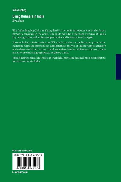 Produktbild: Doing Business in India