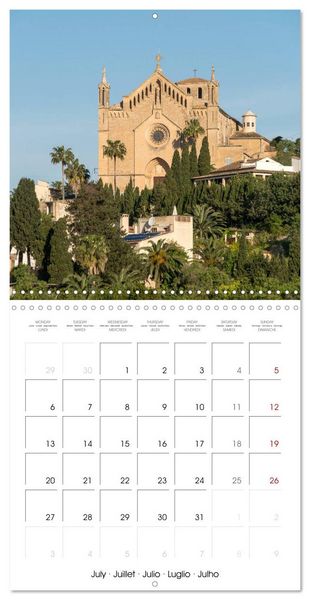 Produktbild: Balearic Islands - Mallorca (Wall Calendar 2026 12 &times; 12 Inch) CALVENDO 12 Month Wall Calendar