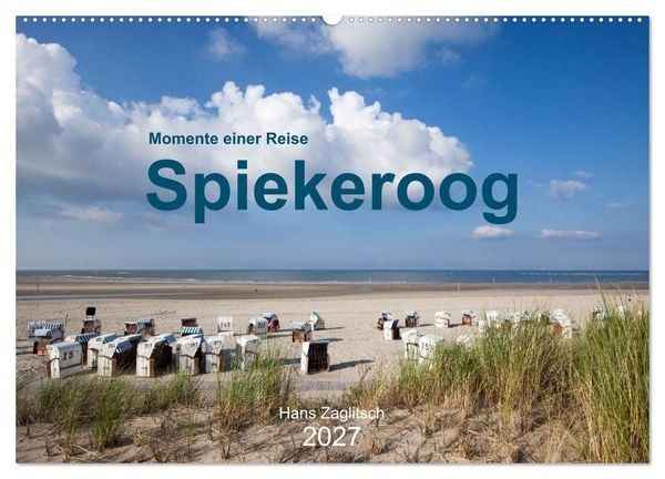 Produktbild: Spiekeroog - Momente einer Reise (Wandkalender 2027 DIN A2 quer), CALVENDO Monatskalender
