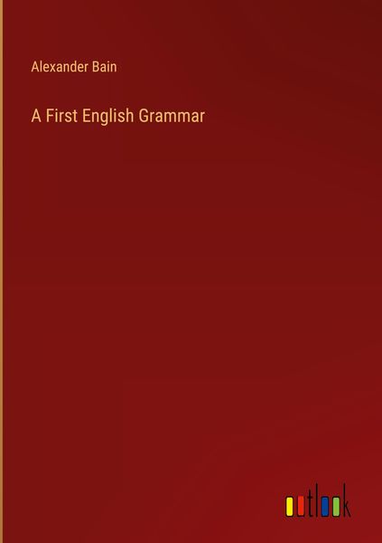 Produktbild: A First English Grammar