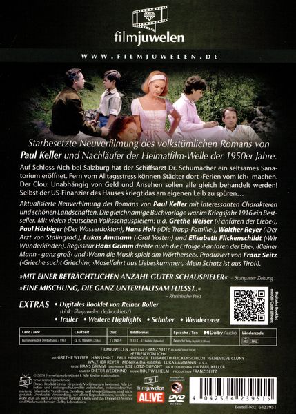 Produktbild: Ferien vom Ich (1963) (Filmjuwelen)
