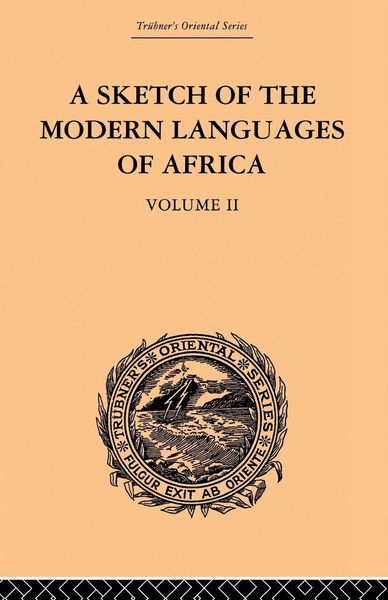 Produktbild: A Sketch of the Modern Languages of Africa