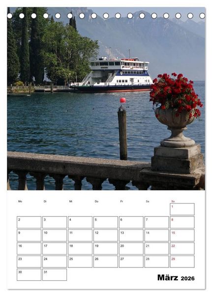 Produktbild: Am Gardasee (Tischkalender 2026 DIN A5 hoch), CALVENDO Monatskalender