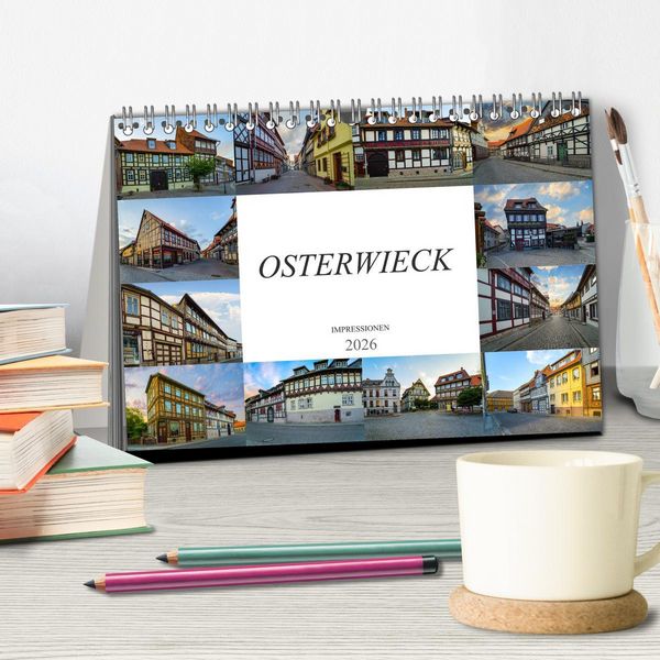 Produktbild: Osterwieck Impressionen (Tischkalender 2026 DIN A5 quer), CALVENDO Monatskalender