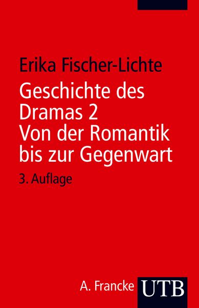 Produktbild: Geschichte des Dramas 2. Von der Romantik bis zur Gegenwart