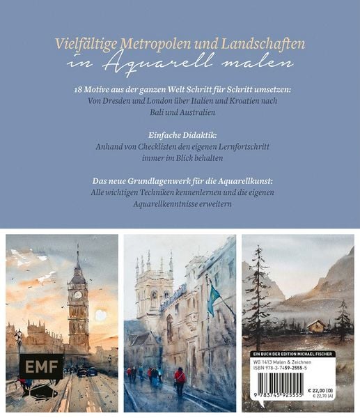 Produktbild: Aquarellreise &ndash; St&auml;dte und Landschaften aus der ganzen Welt in Aquarell malen