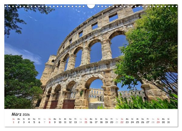 Produktbild: Istrien (Wandkalender 2026 DIN A3 quer), CALVENDO Monatskalender