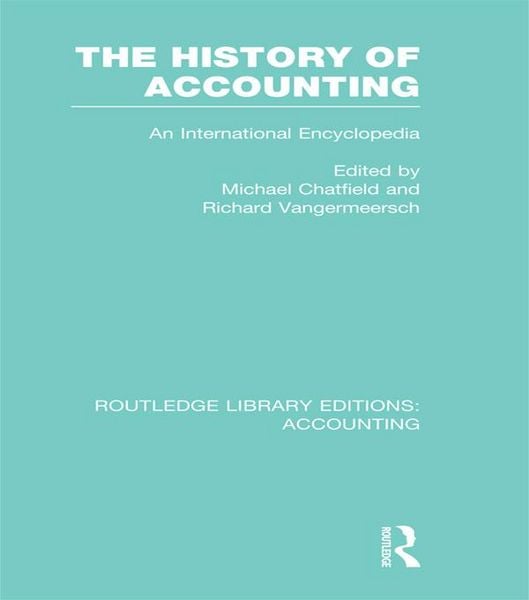 Produktbild: The History of Accounting (RLE Accounting)