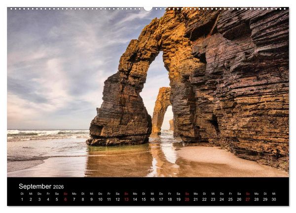 Produktbild: Wildes Nordspanien (hochwertiger Premium Wandkalender 2026 DIN A2 quer), Kunstdruck in Hochglanz