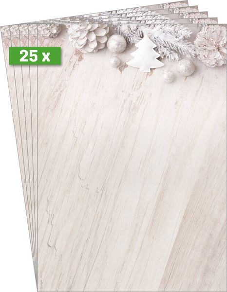 Produktbild: W'Designpapier Rustic White A4