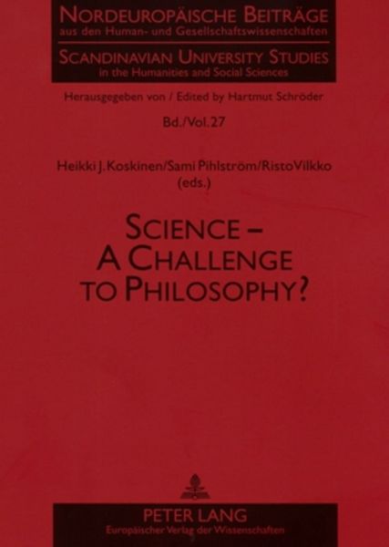 Produktbild: Science &ndash; A Challenge to Philosophy?