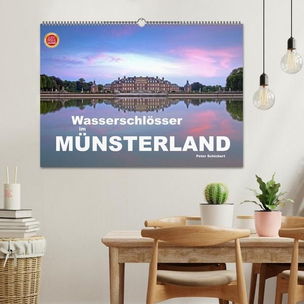 Produktbild: Wasserschl&ouml;sser im M&uuml;nsterland (Wandkalender 2026 DIN A2 quer), CALVENDO Monatskalender