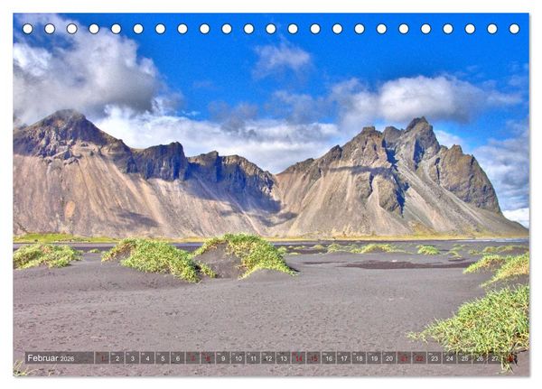 Produktbild: Island - Landschaften, Natur und Licht (Tischkalender 2026 DIN A5 quer), CALVENDO Monatskalender