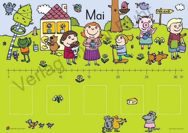Produktbild: Unser Geburtstagskalender &ndash; Motiv: Jahreslauf