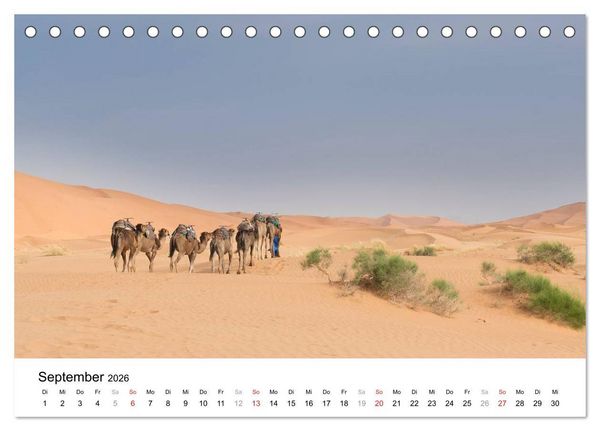 Produktbild: M&auml;rchenhaftes Marokko (Tischkalender 2026 DIN A5 quer), CALVENDO Monatskalender