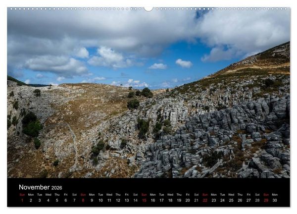 Produktbild: The Greek Island Of Ikaria (High Quality Premium Wall Calendar 2026 DIN A2 landscape),CALVENDO 12 Month Wall Calendar