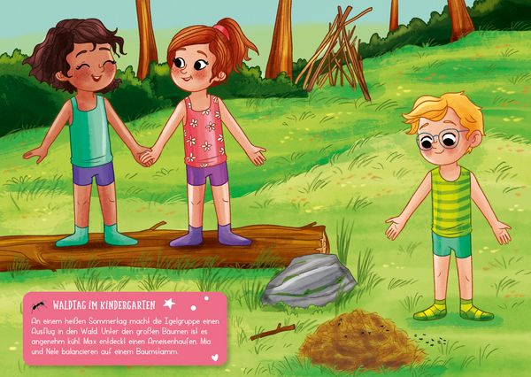 Produktbild: Mein kleines Sticker-Anziehbuch. Im Wald