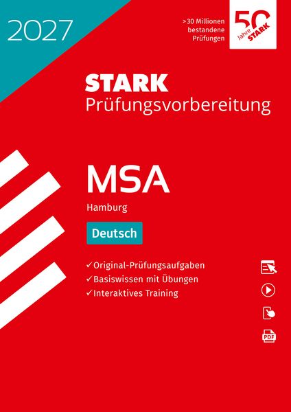 Produktbild: STARK Deutsch - MSA 2027 Hamburg - Pr&uuml;fungsvorbereitung