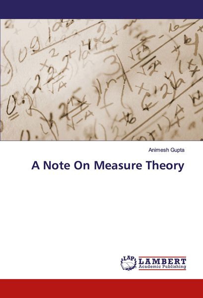 Produktbild: A Note On Measure Theory
