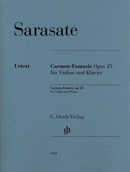Produktbild: Pablo de Sarasate - Carmen-Fantasie op. 25 f&uuml;r Violine und Klavier