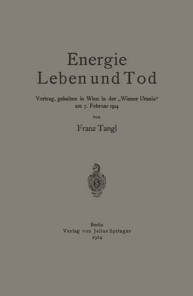 Produktbild: Energie Leben und Tod