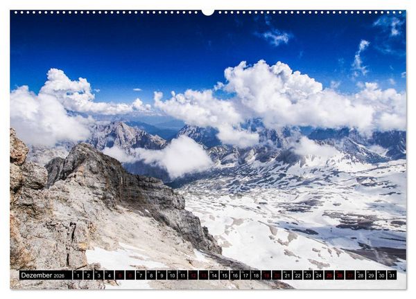 Produktbild: Wundersch&ouml;ne Zugspitzarena (Wandkalender 2026 DIN A2 quer), CALVENDO Monatskalender