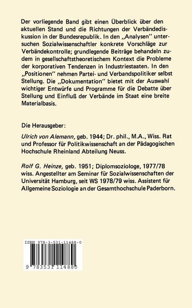 Produktbild: Verb&auml;nde und Staat