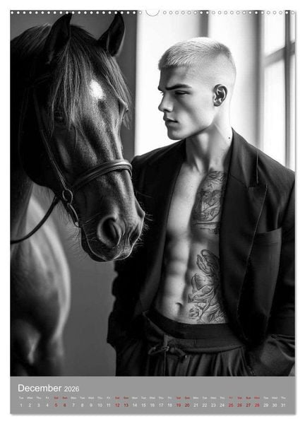 Produktbild: Riders of desire (Wall Calendar 2026 DIN A2 portrait), CALVENDO 12 Month Wall Calendar