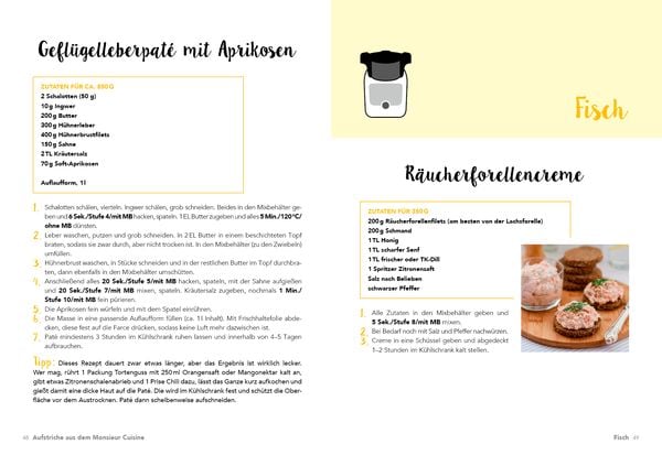 Aufstriche aus dem Monsieur Cuisine