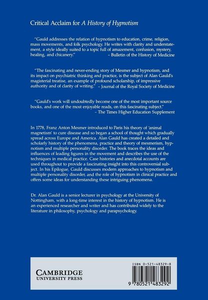 Produktbild: A History of Hypnotism