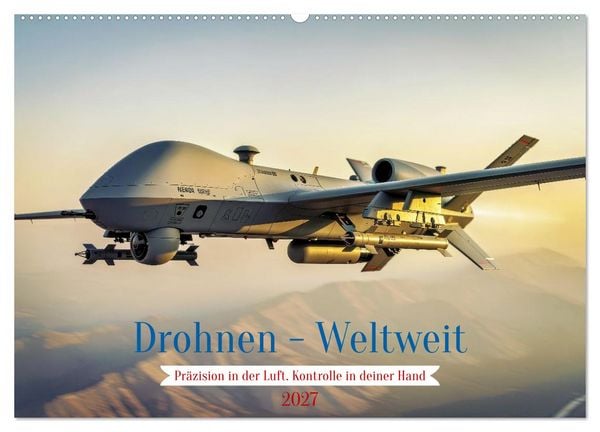Produktbild: Drohnen - Weltweit (Wandkalender 2027 DIN A2 quer), CALVENDO Monatskalender
