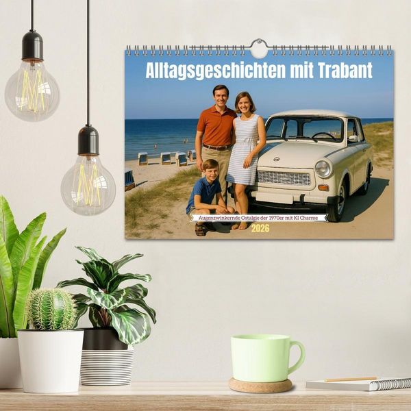 Produktbild: Alltagsgeschichten mit Trabant (Wandkalender 2026 DIN A4 quer), CALVENDO Monatskalender