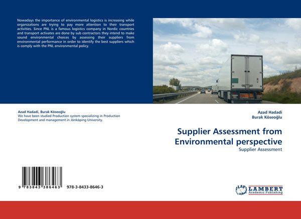 Produktbild: Supplier Assessment from Environmental perspective