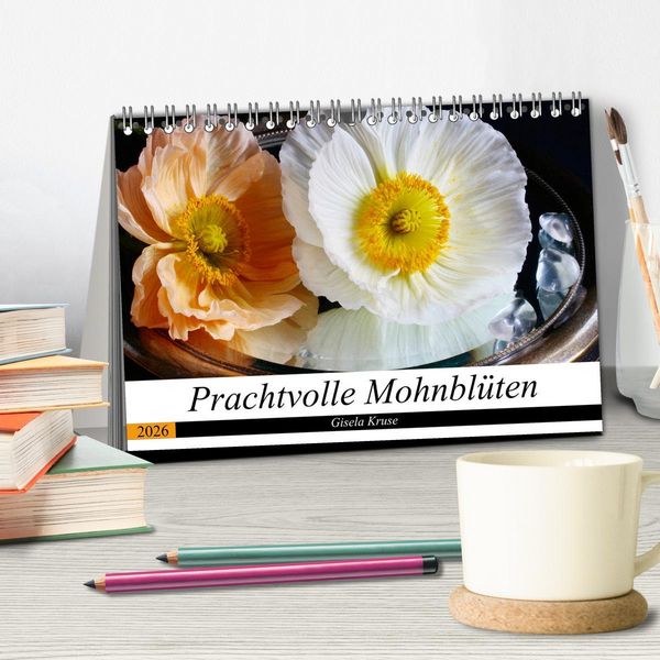 Produktbild: Prachtvolle Mohnbl&uuml;ten (Tischkalender 2026 DIN A5 quer), CALVENDO Monatskalender