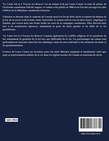 Produktbild: La Vaine Foi Et a Travers Les Ronces