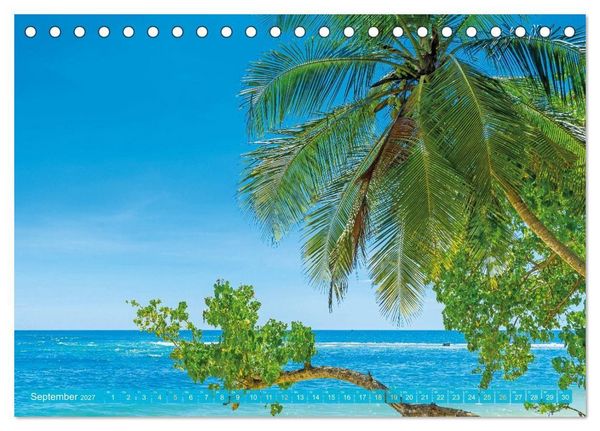 Produktbild: Die Malediven: Fluchtpunkt Sehnsucht (Tischkalender 2027 DIN A5 quer), CALVENDO Monatskalender