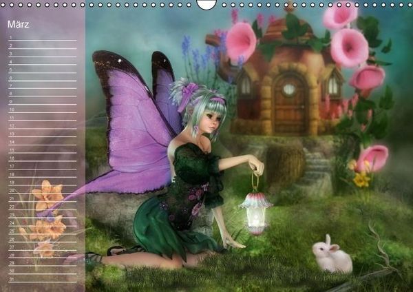 Produktbild: Elfenlichter (Wandkalender immerw&auml;hrend DIN A3 quer)