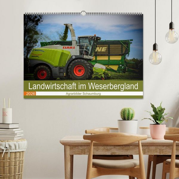Produktbild: Landwirtschaft im Weserbergland (Wandkalender 2026 DIN A2 quer), CALVENDO Monatskalender
