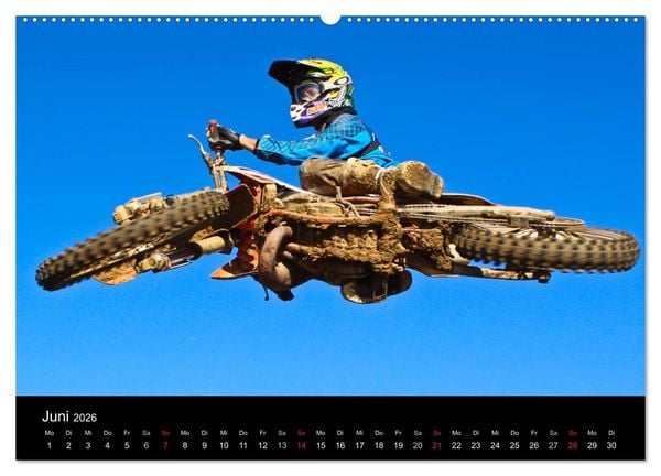 Produktbild: Motocross Kalender - Emotionen auf 2 R&auml;dern (hochwertiger Premium Wandkalender 2026 DIN A2 quer), Kunstdruck in Hochglanz