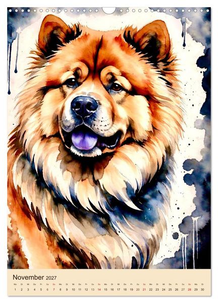 Produktbild: Der Chow Chow (Wandkalender 2027 DIN A3 hoch), CALVENDO Monatskalender