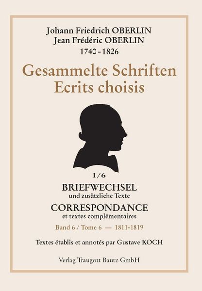 Produktbild: Johann Friedrich Oberlin 1740-1826 Gesammelte Schriften