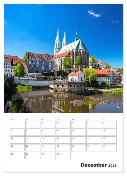 Produktbild: Zeit fuer Goerlitz-Planer &ndash; Fuer Herz und Heimatgefuehl (Wandkalender 2026 DIN A3 hoch), CALVENDO Monatskalender