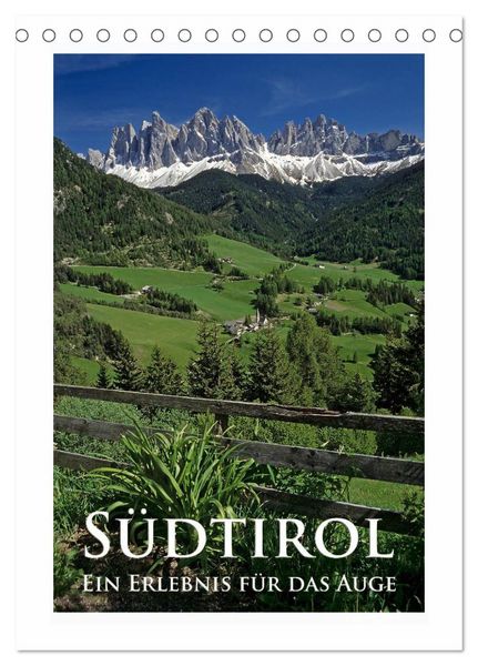 Produktbild: S&uuml;dtirol - Ein Erlebnis f&uuml;r das Auge (Tischkalender 2026 DIN A5 hoch), CALVENDO Monatskalender