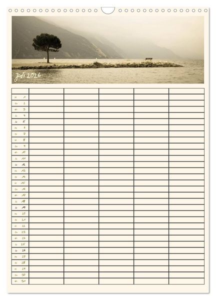 Produktbild: Der Gardasee im Norden - Familienplaner 2026 (Wandkalender 2026 DIN A3 hoch), CALVENDO Monatskalender