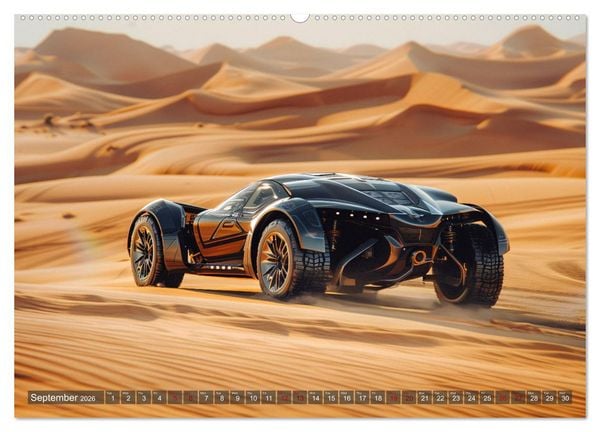 Produktbild: Fast, noble, elegant (High Quality Premium Wall Calendar 2026 DIN A2 landscape),CALVENDO 12 Month Wall Calendar